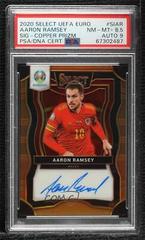 Aaron Ramsey [Copper Prizm] Soccer Cards 2020 Panini Select UEFA Euro Signatures Prices