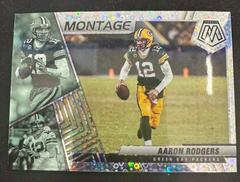 Aaron Rodgers [No Huddle Silver] #M-8 Football Cards 2022 Panini Mosaic Montage Prices