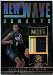 Bennedict Mathurin #NWJ-BNM Basketball Cards 2022 Panini Noir New Wave Jerseys Prices