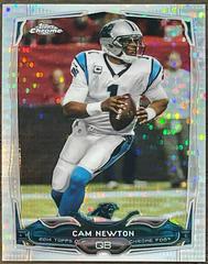 Cam Newton [With Ball Pulsar Refractor] Football Cards 2014 Topps Chrome Mini Prices