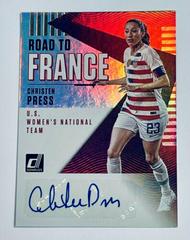 Christen Press Soccer Cards 2018 Panini Donruss Road to France Autographs Prices