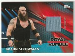 Braun Strowman [Blue Autograph] #111 Wrestling Cards 2017 Topps WWE Then Now Forever Prices