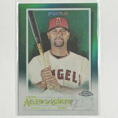 Albert Pujols [Green] #110 Baseball Cards 2020 Topps Allen & Ginter Chrome Prices