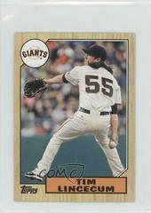 Tim Lincecum #TM-62 Baseball Cards 2012 Topps 1987 Minis Prices