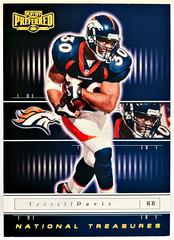 Terrell Davis [National Treasures Gold] #13 Football Cards 2001 Playoff Preferred Prices