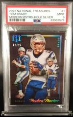 Tom Brady [Holo Silver] #1 Football Cards 2022 Panini National Treasures Modern Masters Prices