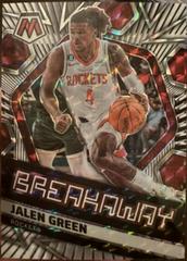 Jalen Green [White] #11 Basketball Cards 2022 Panini Mosaic Breakaway Prices