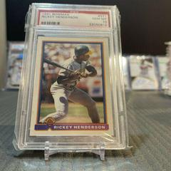 Rickey Henderson #371 Baseball Cards 1991 Bowman Prices