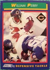 William Perry Football Cards 1992 Panini Score Prices