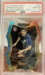 Christian Pulisic [Tie Dye Prizm Die Cut] Soccer Cards 2016 Panini Select Prices