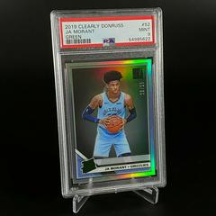 Ja Morant [Green] #52 Basketball Cards 2019 Panini Clearly Donruss Prices