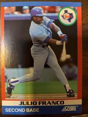 Julio Franco #84 Baseball Cards 1991 Score Superstars Prices