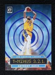 Anthony Davis [Blue] #2 Basketball Cards 2019 Panini Donruss Optic T-Minus 3,2,1 Prices