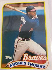 Andres Thomas Baseball Cards 1989 Topps Prices