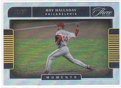 Roy Halladay [Holo Gold] Baseball Cards 2022 Panini Three and Two Moments Prices