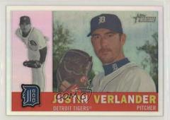 Justin Verlander [Refractor] #C66 Baseball Cards 2009 Topps Heritage Chrome Prices