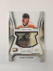 Wade Allison #F-23 Hockey Cards 2021 SPx Finite Rookies Prices