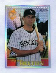 Todd Helton [Refractor] #13 Baseball Cards 1996 Topps Chrome Prices