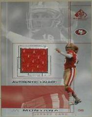 Joe Montana Football Cards 2001 SP Game Used Authentic Fabric Prices