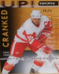 Steve Yzerman [Pink] #CU-SY Hockey Cards 2022 Upper Deck Synergy Cranked Up Prices