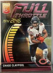 Chase Claypool [Pink] #FT-CC Football Cards 2023 Panini Donruss Elite Full Throttle Prices