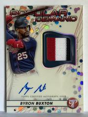 Byron Buxton [Pink] Baseball Cards 2023 Topps Pristine Popular Demand Autograph Relic Prices