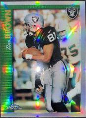 Tim Brown [Refractor] #127 Football Cards 1997 Topps Chrome Prices