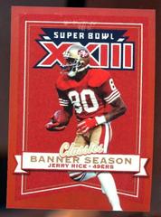 Jerry Rice [Red] #BS-13 Football Cards 2022 Panini Classics Banner Season Prices
