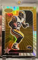 Marshall Faulk [2 Star Mirror Gold] #142 Football Cards 2000 Leaf Certified Prices