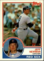 Jeff Newman #80T Baseball Cards 1983 Topps Traded Prices