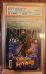 Zion Williamson [Green Explosion] #17 Basketball Cards 2020 Panini Hoops SLAM Prices