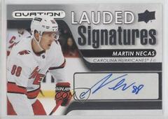 Martin Necas #LS-MN Hockey Cards 2021 Upper Deck Ovation Lauded Signatures Prices
