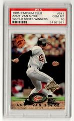 Andy Van Slyke [World Series Winners] #541 Baseball Cards 1995 Stadium Club Prices