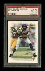 Randy Moss #184 Football Cards 2000 Skybox Dominion Prices