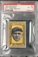 Tris Speaker #24 Baseball Cards 1963 Bazooka All Time Greats Prices