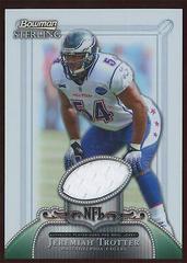 Jeremiah Trotter [Jersey Refractor] Football Cards 2006 Bowman Sterling Prices