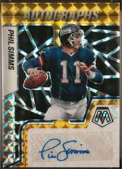 Phil Simms [Choice Black Gold] #AM-PS Football Cards 2022 Panini Mosaic Autographs Prices