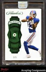Odell Beckham Jr. [Emerald] #67 Football Cards 2017 Panini Flawless Prices