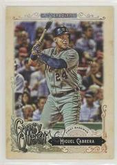 Miguel Cabrera [Gum Ad Back] Baseball Cards 2017 Topps Gypsy Queen Prices