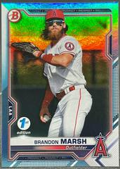 Brandon Marsh [Sky Blue Foil] #BFE-112 Baseball Cards 2021 Bowman 1st Edition Prices