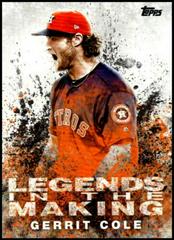 Gerrit Cole Baseball Cards 2018 Topps Update Legends in the Making Prices