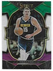 Nikola Jokic [Green White Purple] Basketball Cards 2022 Panini Select Prices