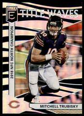 Mitchell Trubisky Football Cards 2019 Donruss Elite Title Waves Prices