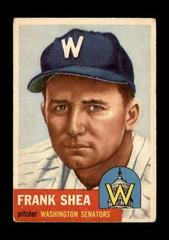 Frank Shea Baseball Cards 1953 Topps Prices