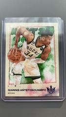 Giannis Antetokounmpo [Sapphire] #26 Basketball Cards 2023 Panini Court Kings Water Color Prices