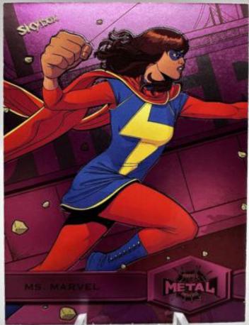 Ms. Marvel [Pink] #159 Marvel 2022 Metal Universe Spider-Man