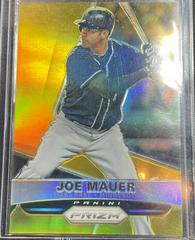 Joe Mauer [Gold Prizm] #85 Baseball Cards 2015 Panini Prizm Prices