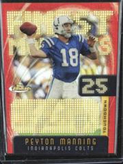 Peyton Manning #FM25 Football Cards 2005 Topps Finest Manning Moments Prices