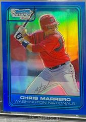 Chris Marrero [Blue Refractor] #DP2 Baseball Cards 2006 Bowman Chrome Draft Picks Prices