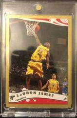 LeBron James [Gold Border] #200 Basketball Cards 2005 Topps Prices